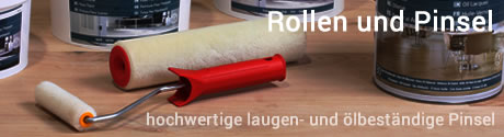 Rollen und Pinsel