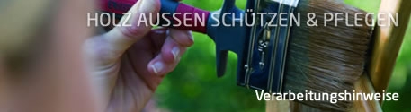 Anleitungen Außenholz