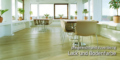Lack und Bodenfarbe